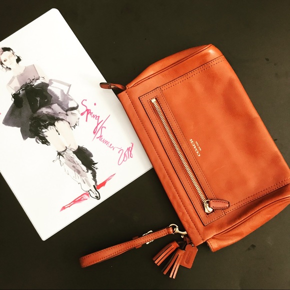Coach Handbags - Women's leather authentic COACH wristlet
